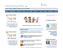 Tablet Screenshot of edutainingkids.com